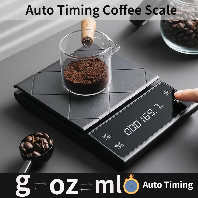 Smart Home Utensils - USB Charging Kitchen Coffee Scale with