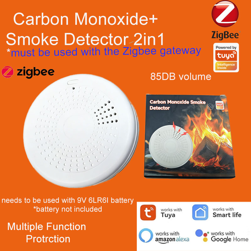Smart Home Notifications - 2-in-1 Zigbee Smoke CO Detector |