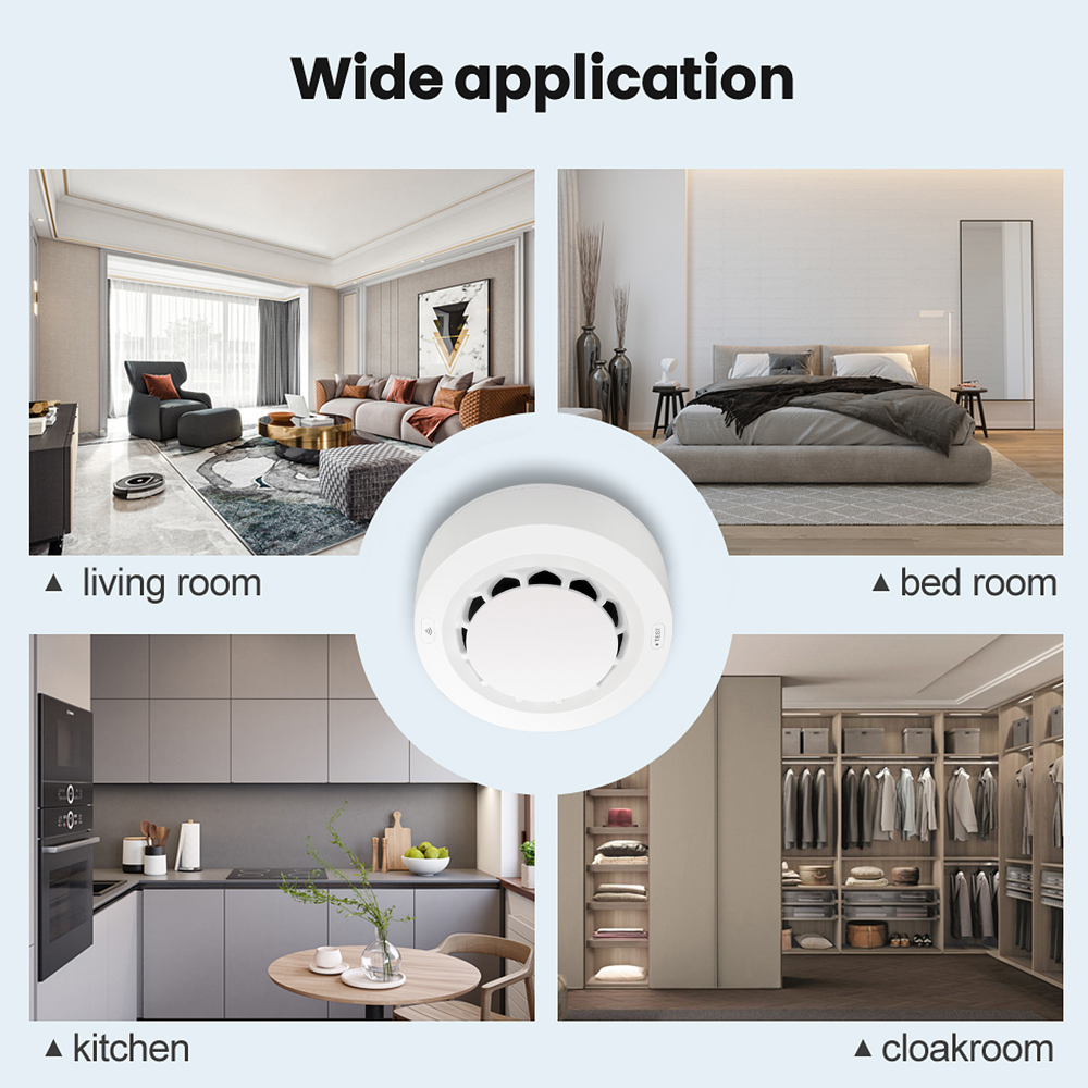 Tuya ZigBee Smoke Detector Pho - огляд і ціна Smart Smoke Detector