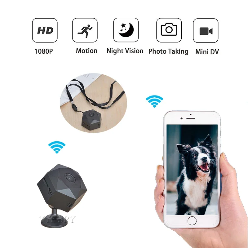 HD 1080P Small Wireless Mini W - огляд і ціна Smart Home Kamera