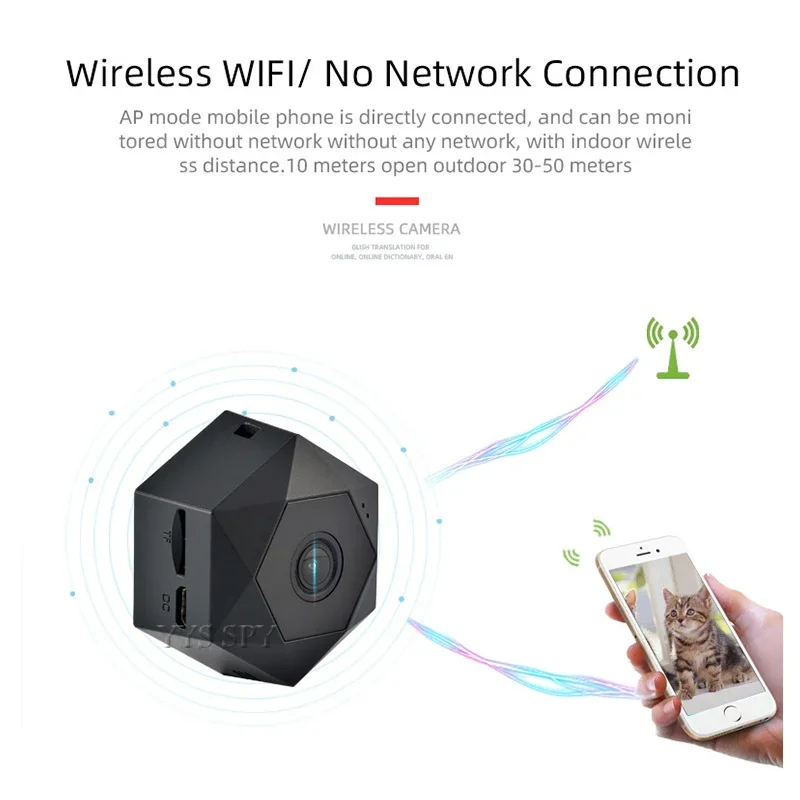 HD 1080P Small Wireless Mini W - огляд і ціна Smart Home Kamera