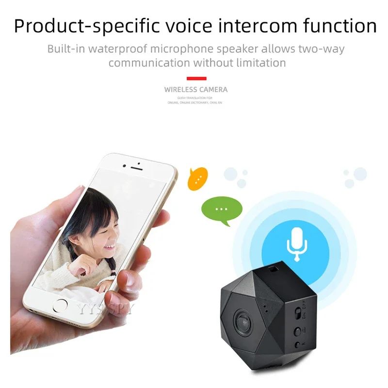 HD 1080P Small Wireless Mini W - огляд і ціна Smart Home Kamera