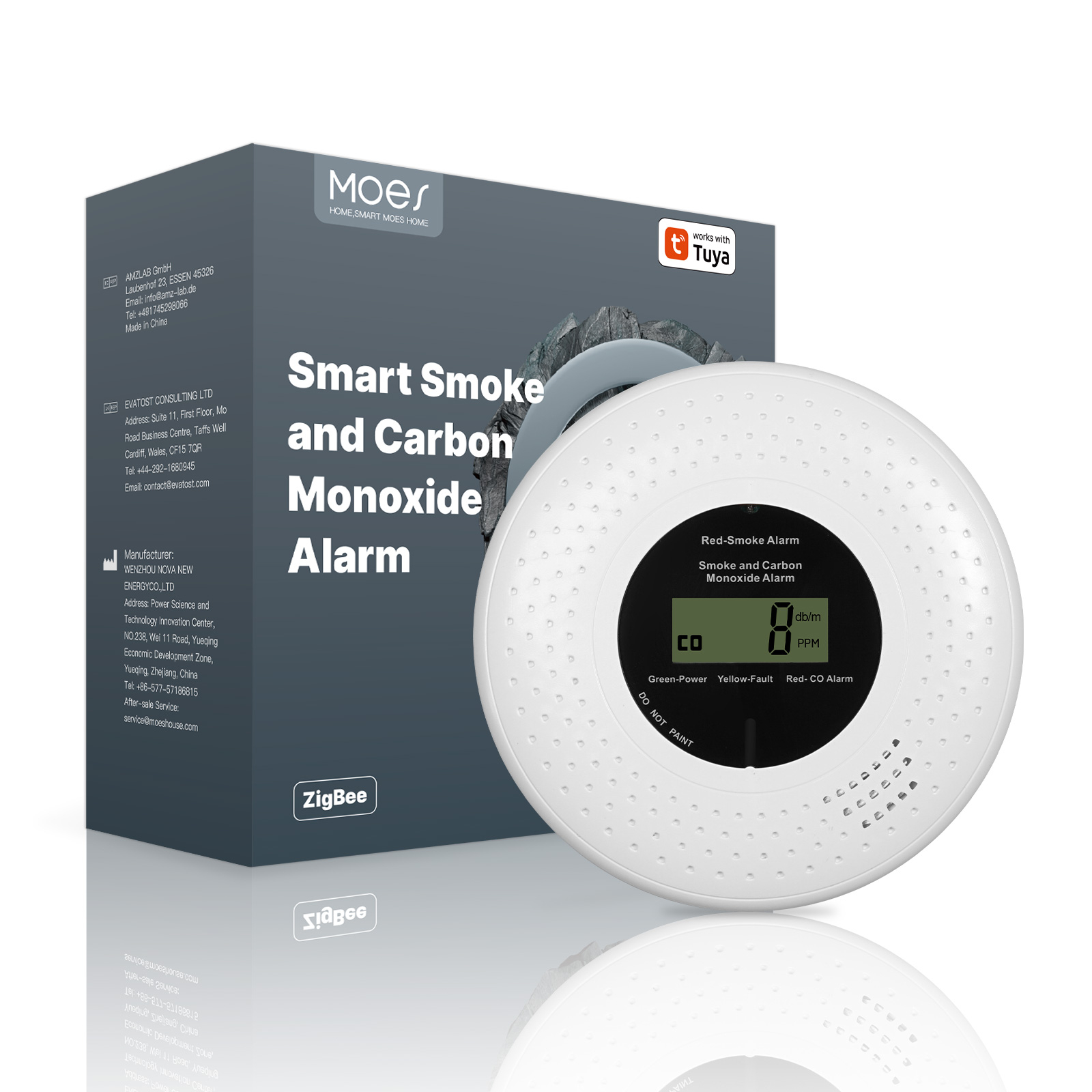 Zigbee Smart Smoke & Carbon Mo - огляд і ціна Smart Smoke Detector