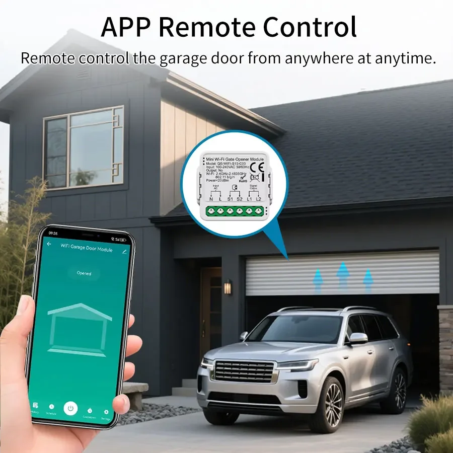 Tuya WIFI/zigbee 3.0 Smart Gar - огляд і ціна Smart Home Z Wave