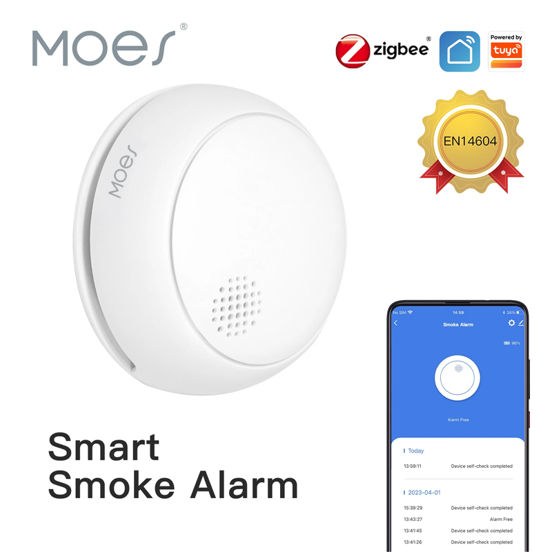 MOES ZigBee Smart Wireless Smo - огляд і ціна Smart Smoke Detector