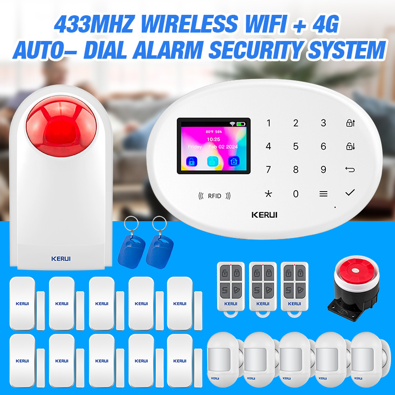 KERUI 4G Tuya Smart Alarm Syst - огляд і ціна Smart Smoke Detector