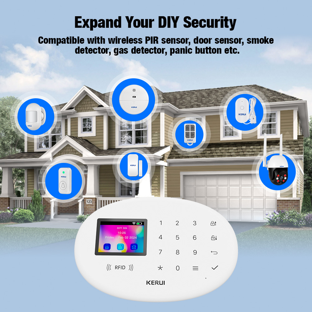 KERUI 4G Tuya Smart Alarm Syst - огляд і ціна Smart Smoke Detector