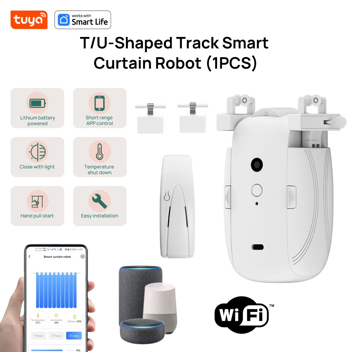 Tuya Smart WiFi Curtain Robot  - огляд і ціна Smart Home Hub Ikea