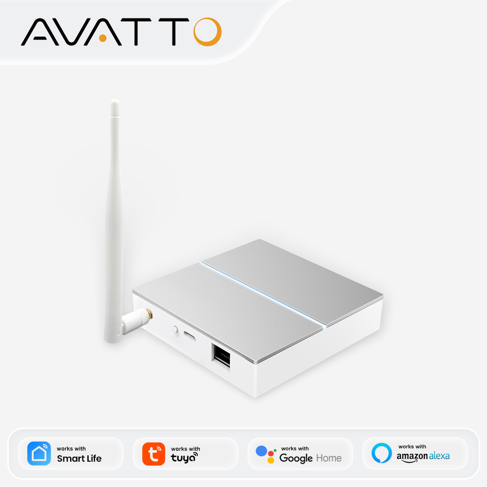 AVATTO Tuya ZigBee Gateway wit - огляд і ціна Smart Home Hub Ikea