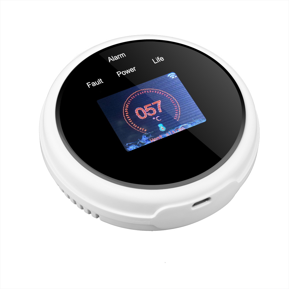 Tuya Wifi Leak With Temperatur - огляд і ціна Smart Smoke Detector