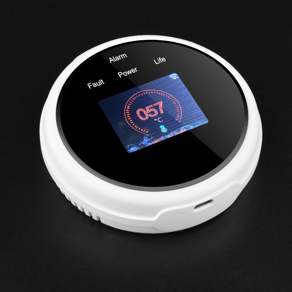 Tuya Wifi Leak With Temperatur - огляд і ціна Smart Smoke Detector