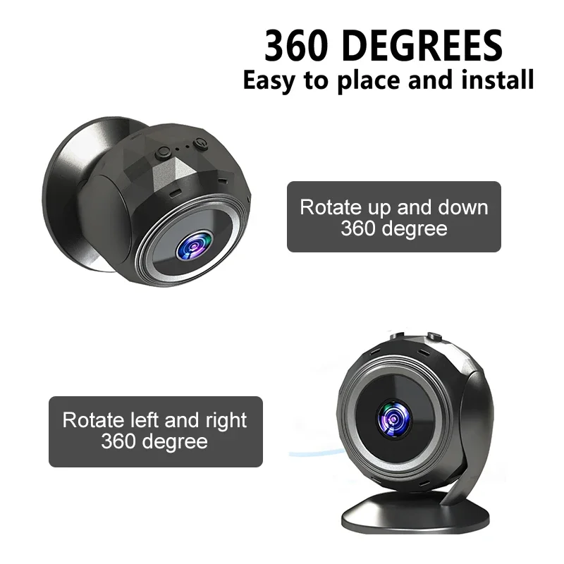 Mini Wifi Camera 360° Rotated  - огляд і ціна Smart Home Kamera