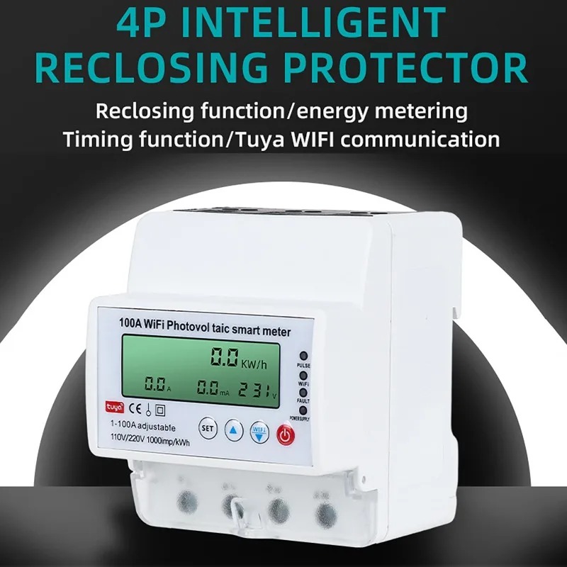 4P 1-100A WiFi Photovoltaic Sm - огляд і ціна Smart Home Web
