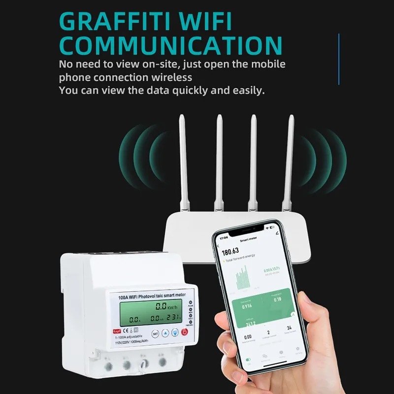 4P 1-100A WiFi Photovoltaic Sm - огляд і ціна Smart Home Web