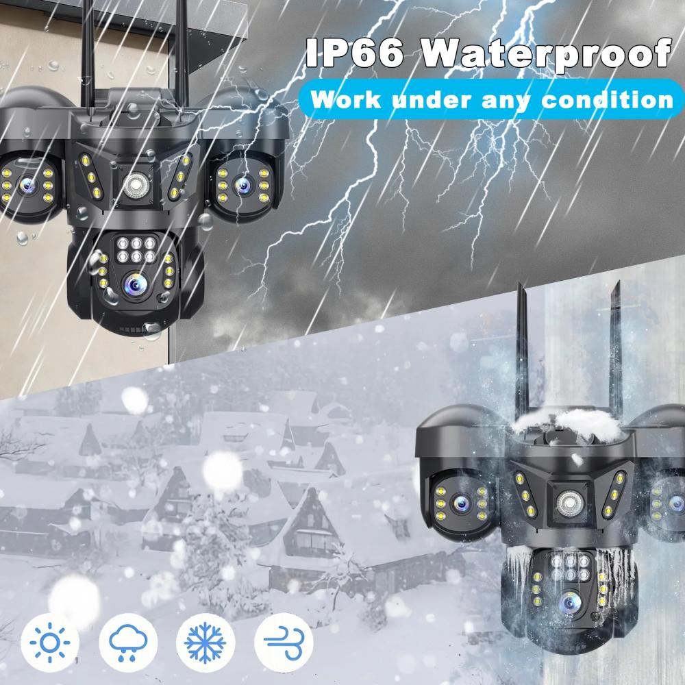 15MP 8K WIFI IP Camera Three S - огляд і ціна Smart Home Kamera