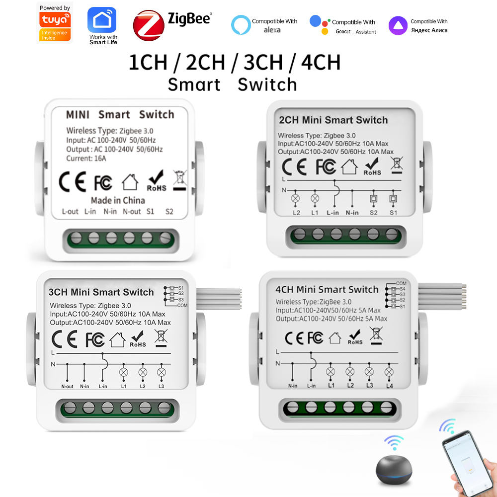 Tuya Zigbee 3.0 Smart Switch 1 - огляд і ціна Smart Home Z Wave