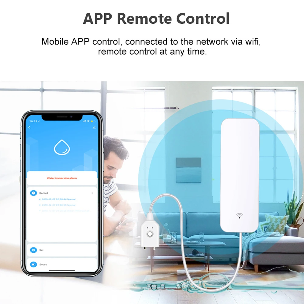 Tuya WiFi Zigbee Water Sensor  - огляд і ціна Smart Home Web