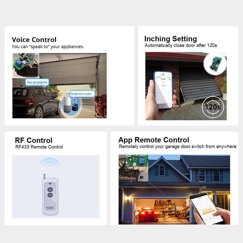 Zigbee WiFi Smart Garage Door  - огляд і ціна Smart Home Z Wave