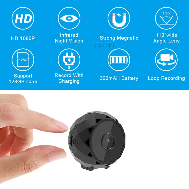 HD Mini Camera Night Vision Di - огляд і ціна Smart Home Kamera