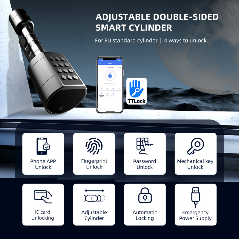 Smart Euro Cylindrical Door Lo - огляд і ціна Smart Home Web
