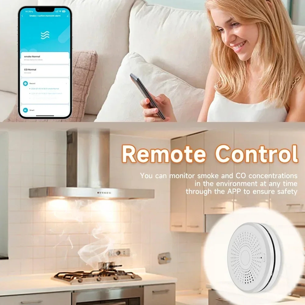 Smart ZigBee Smoke & CO Compos - огляд і ціна Smart Smoke Detector
