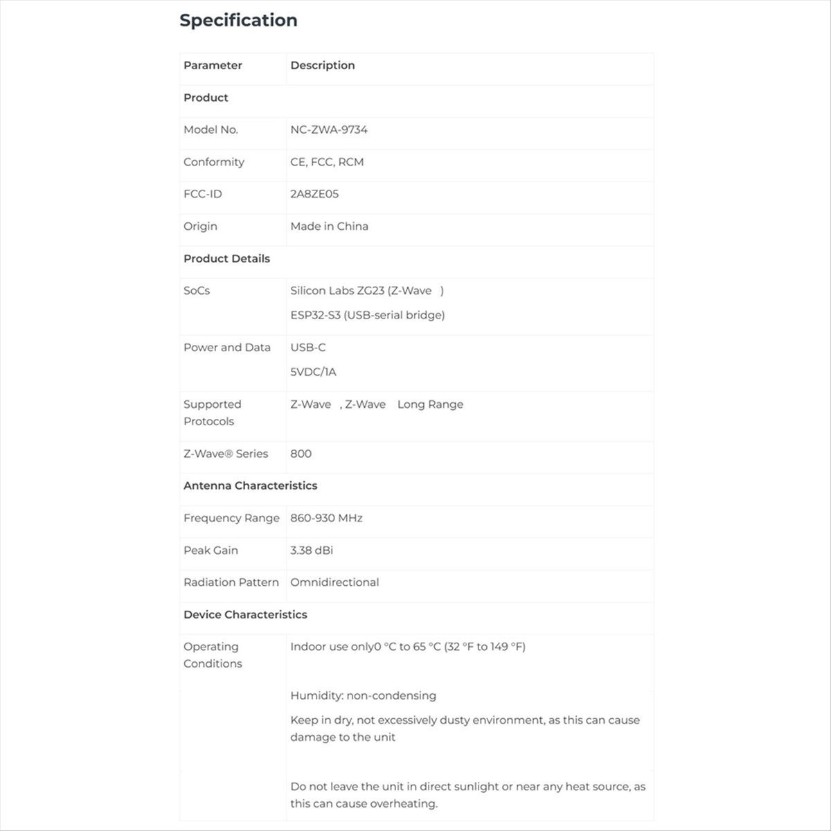 A85P Home Assistant Connect ZW - огляд і ціна Smart Home Z Wave