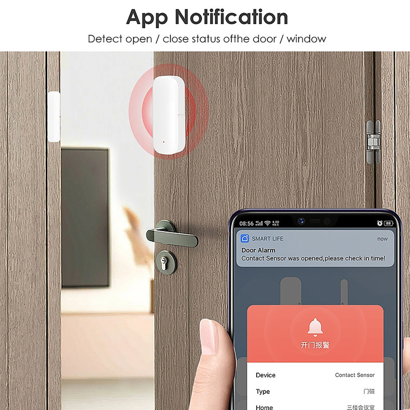 Tuya Smart WiFi Door Sensor Sm - огляд і ціна Smart Home Notifications