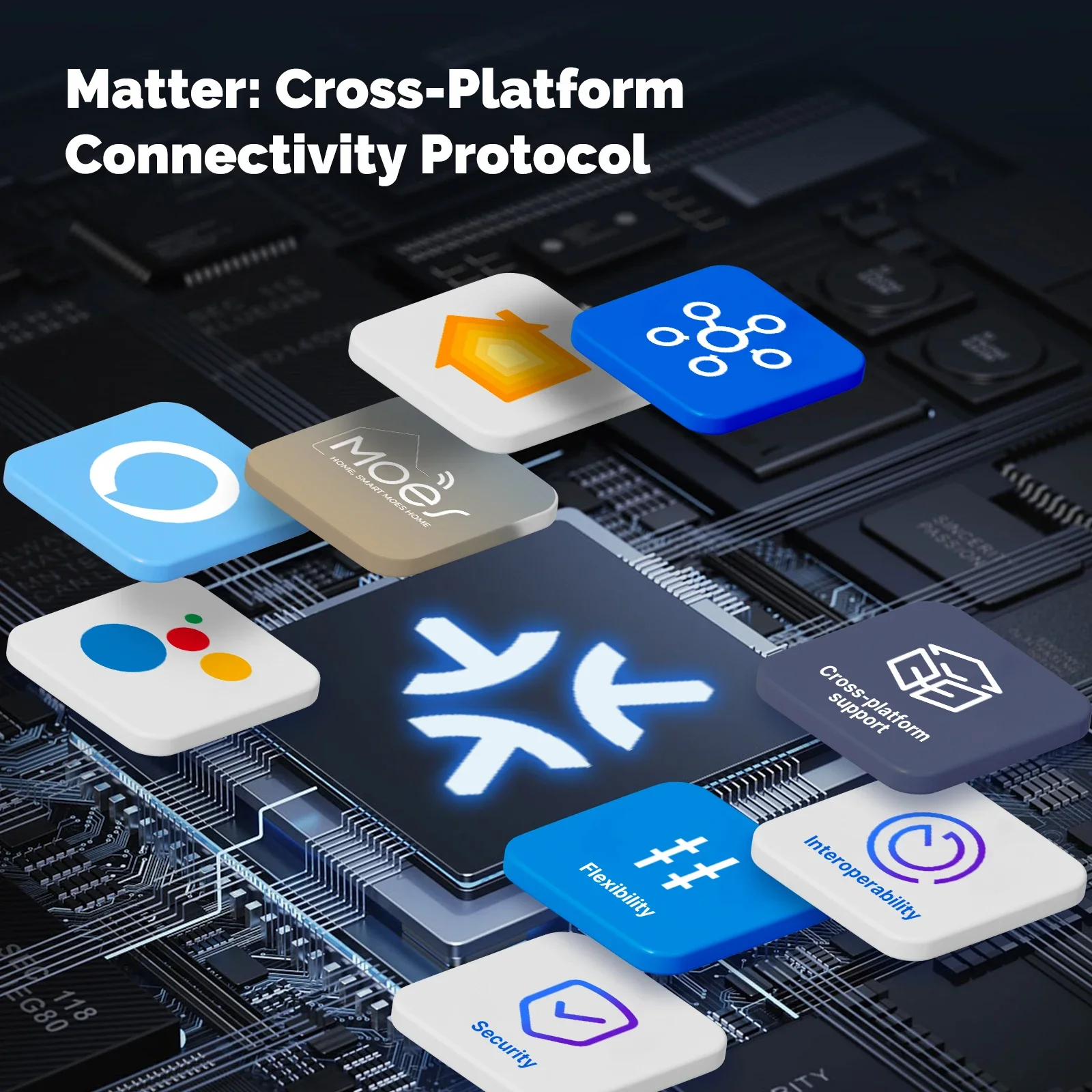 MOES Matter Tuya WiFi Smart Li - огляд і ціна Smart Home Hub Apple