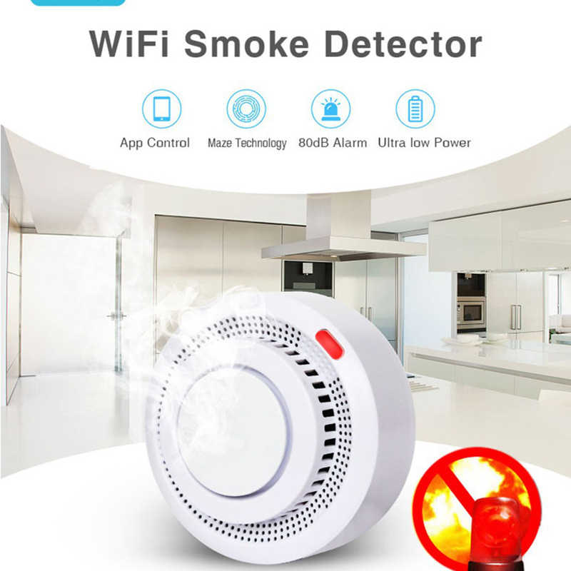 Tuya Smart WIFI Smoke Alarm Fi - огляд і ціна Smart Smoke Detector