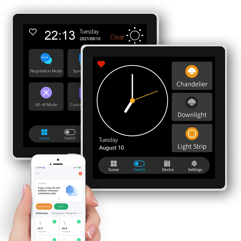 FUERS 4 Inch Touch Screen Mult - огляд і ціна Smart Home Z Wave