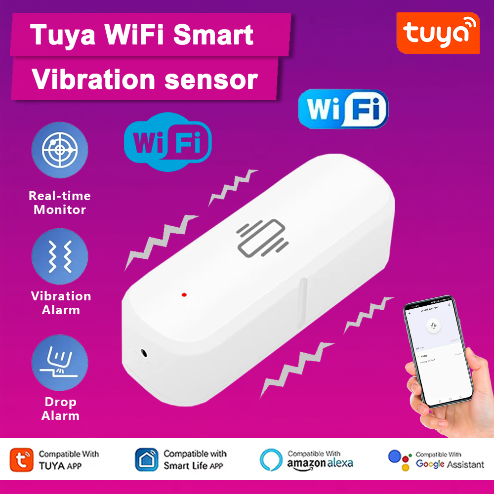 Tuya WiFi Smart Vibration Sens - огляд і ціна Smart Home Notifications
