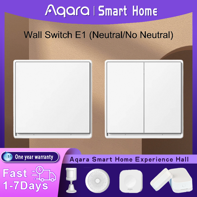Original Aqara Wall Switch E1  - огляд і ціна Smart Home Z Wave