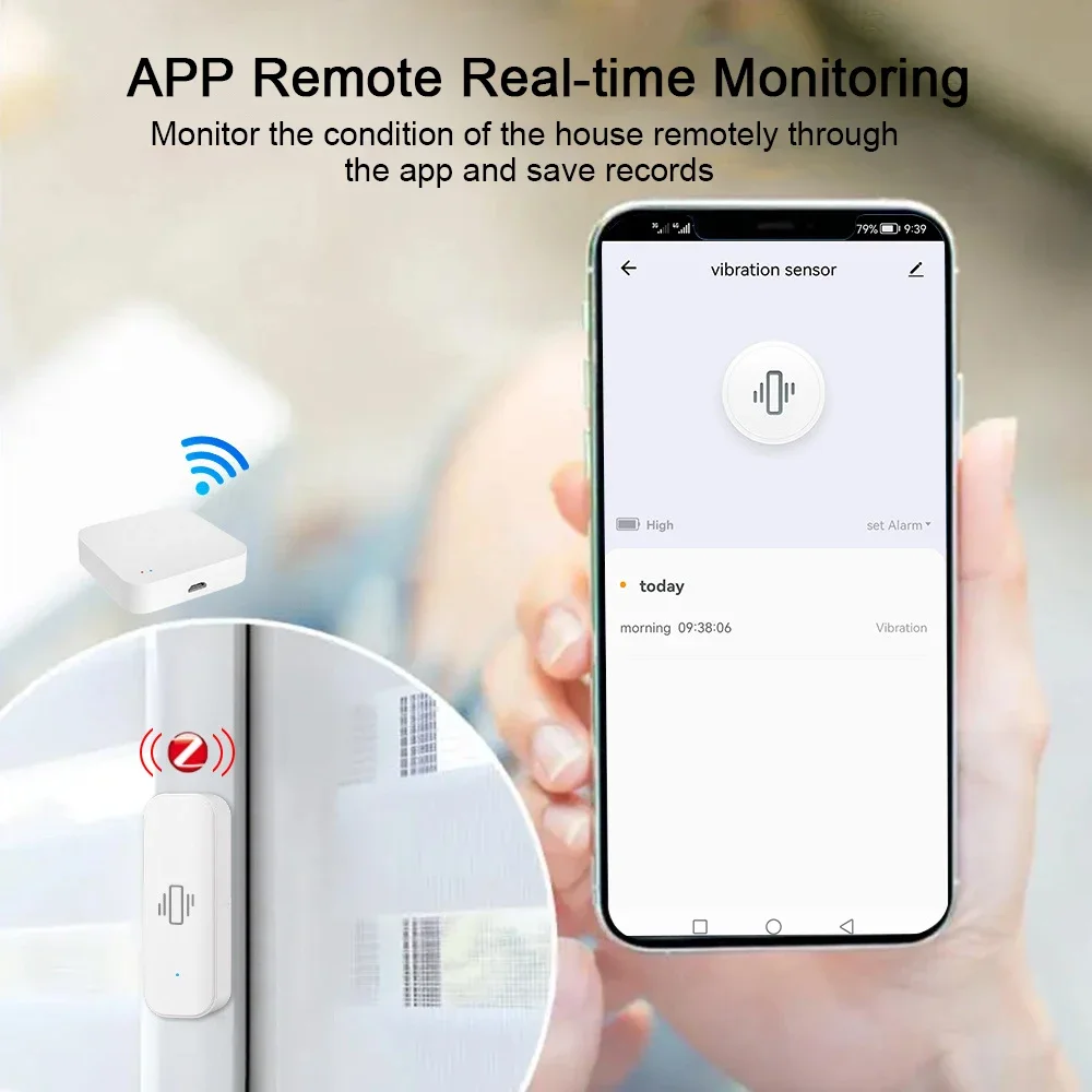 Tuya WiFi/Zigbee Smart Vibrati - огляд і ціна Smart Home Notifications