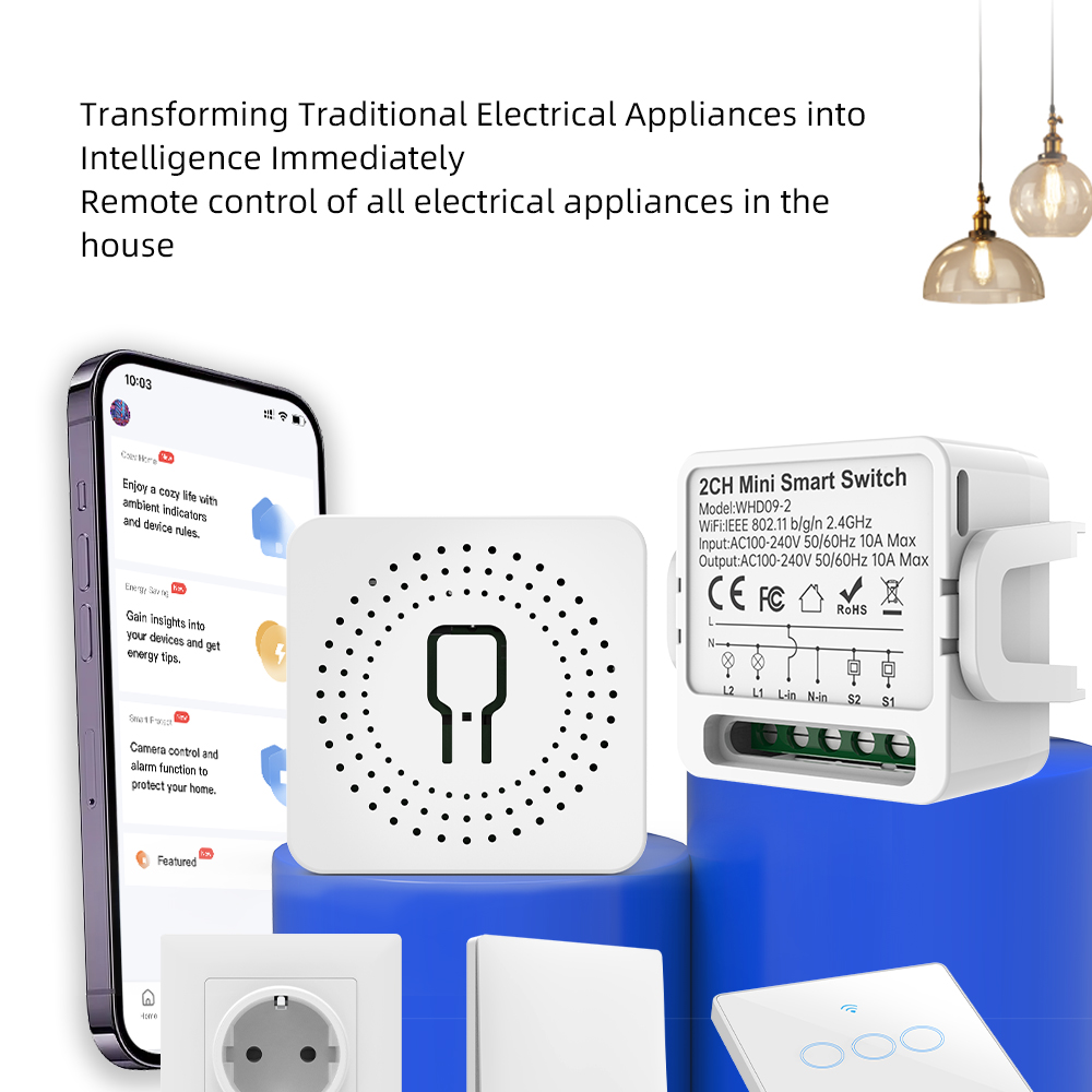 2 Way Tuya Smart Switch 2Gang  - огляд і ціна Smart Home Google