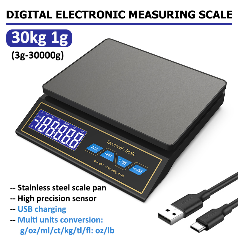 LCD Digital Kitchen Scale 30kg - огляд і ціна Smart Home Utensils