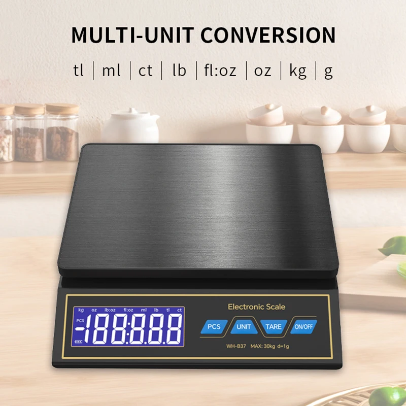 LCD Digital Kitchen Scale 30kg - огляд і ціна Smart Home Utensils