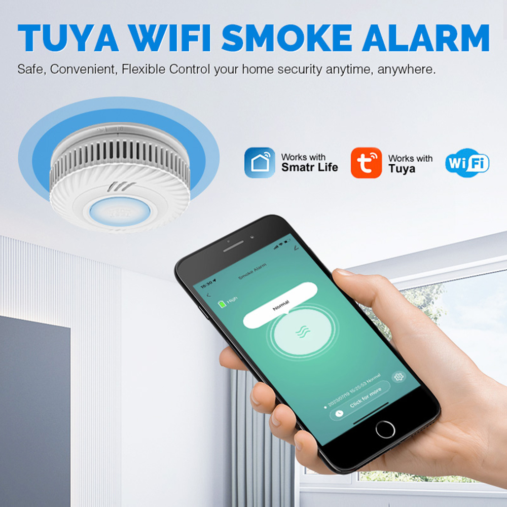 LELLKI WiFi Smoke Detector Lon - огляд і ціна Smart Smoke Detector