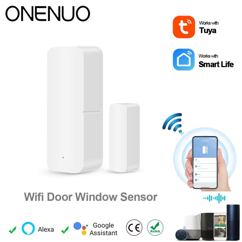 ONENUO Tuya Smart WiFi Door Se - огляд і ціна Smart Home Notifications
