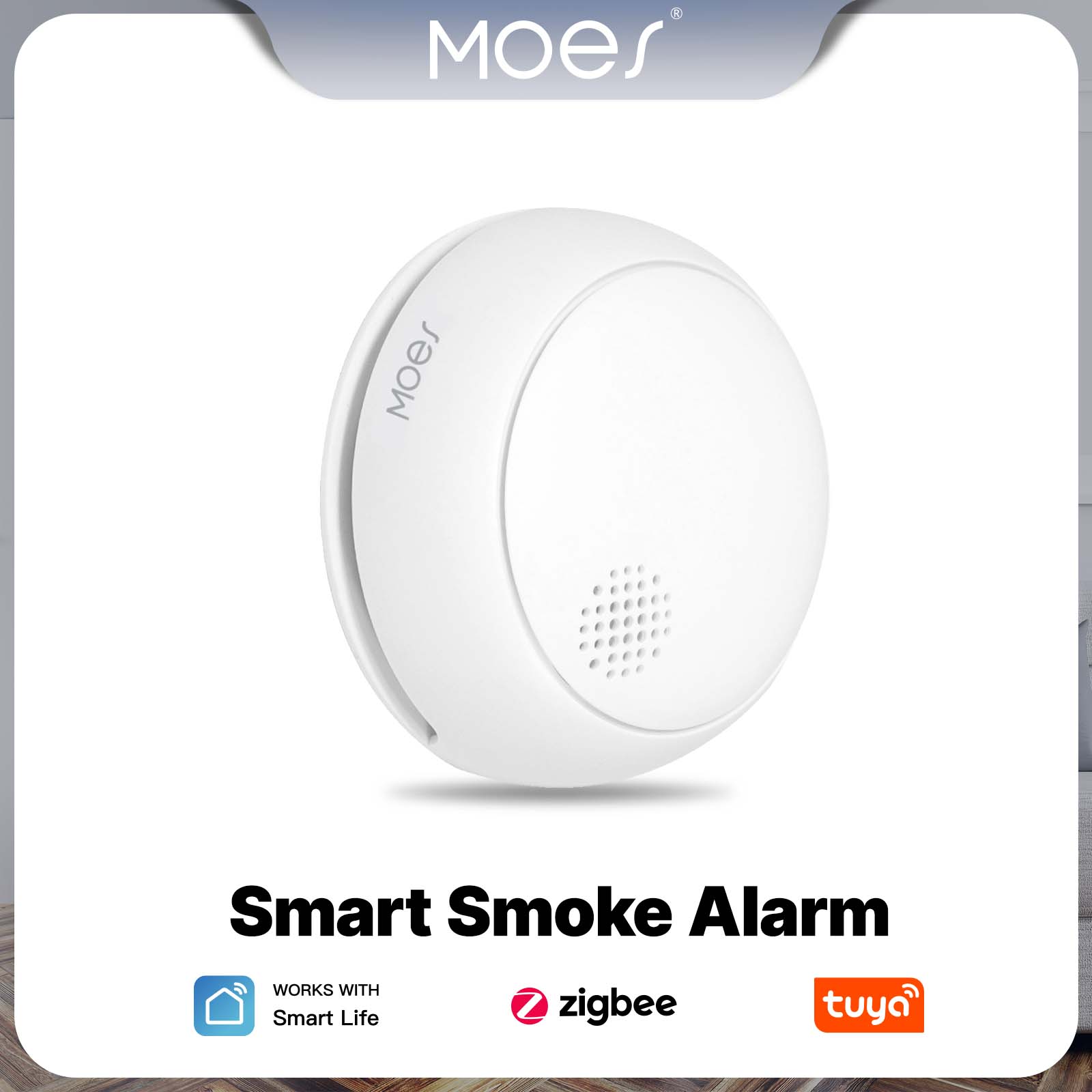 MOES ZigBee Smart Smoke Alarm  - огляд і ціна Smart Smoke Detector
